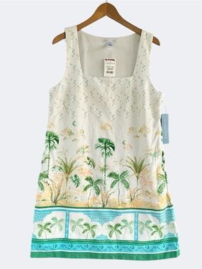 🎉5 for $45🎉 NWT London Times dress linen blend size 10